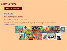 Tablet Screenshot of bettygerstner.com